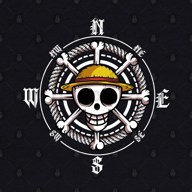 One Piece logo - Strawhat Pirate Symbol by Silvercrowv1